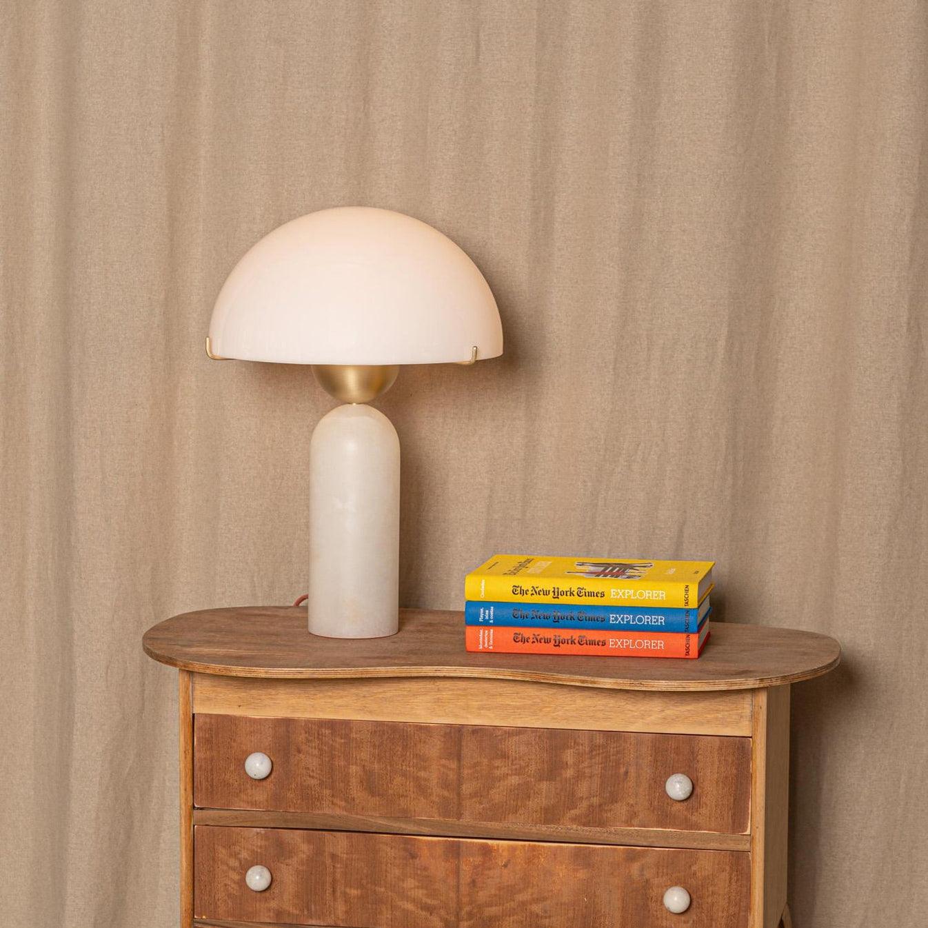 Arovia Alabaster Table Lamp