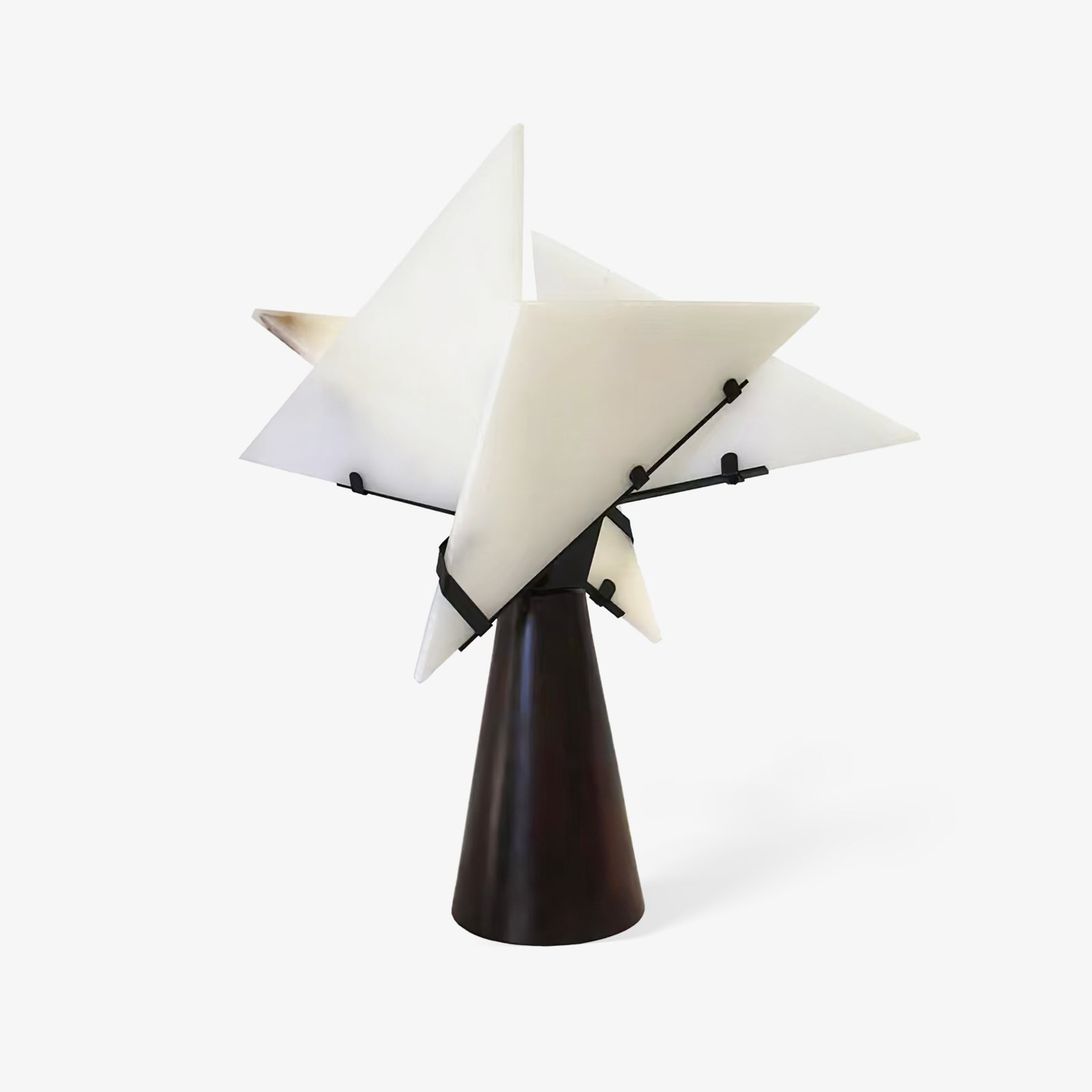 Seko Four Alabaster Blade Table Lamp