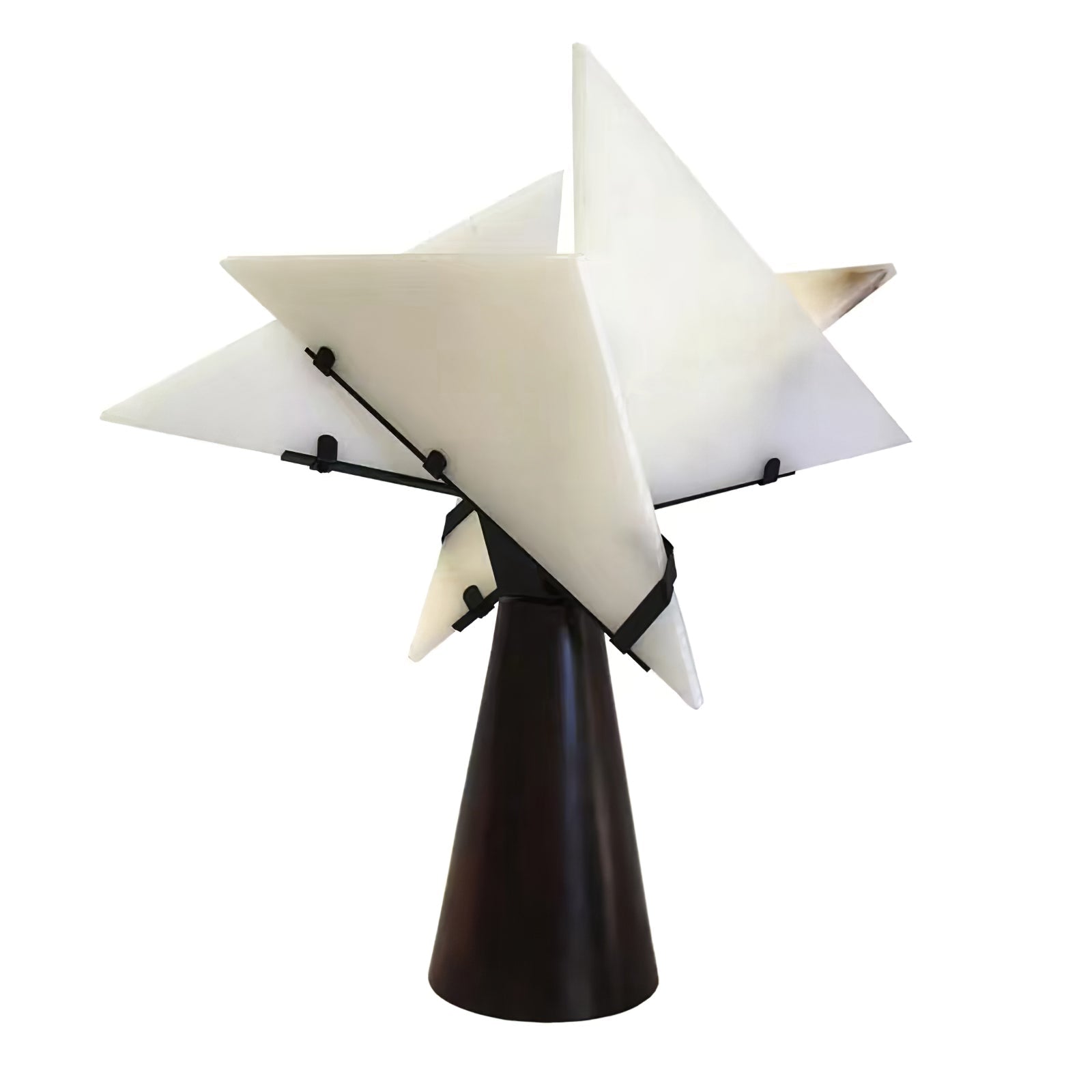 Seko Four Alabaster Blade Table Lamp