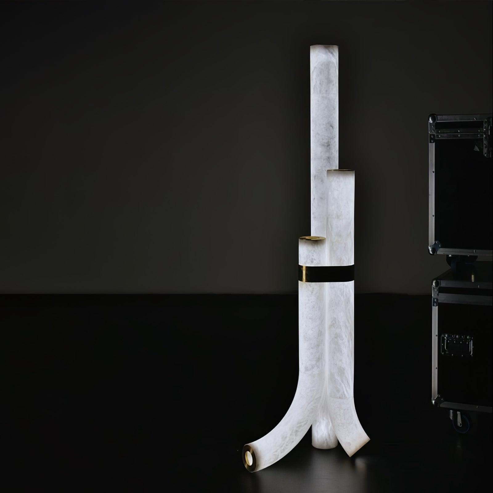 Pylese Triple Alabaster Floor Lamp