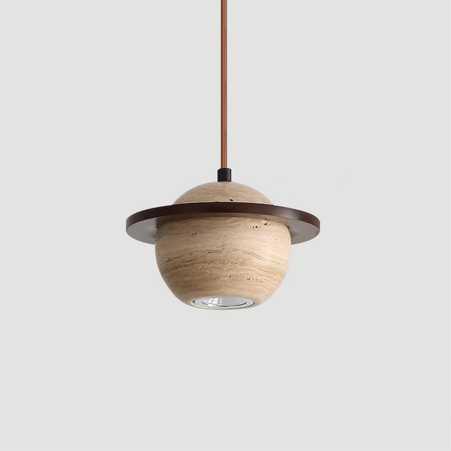 Pelzo Travertine Pendant Light