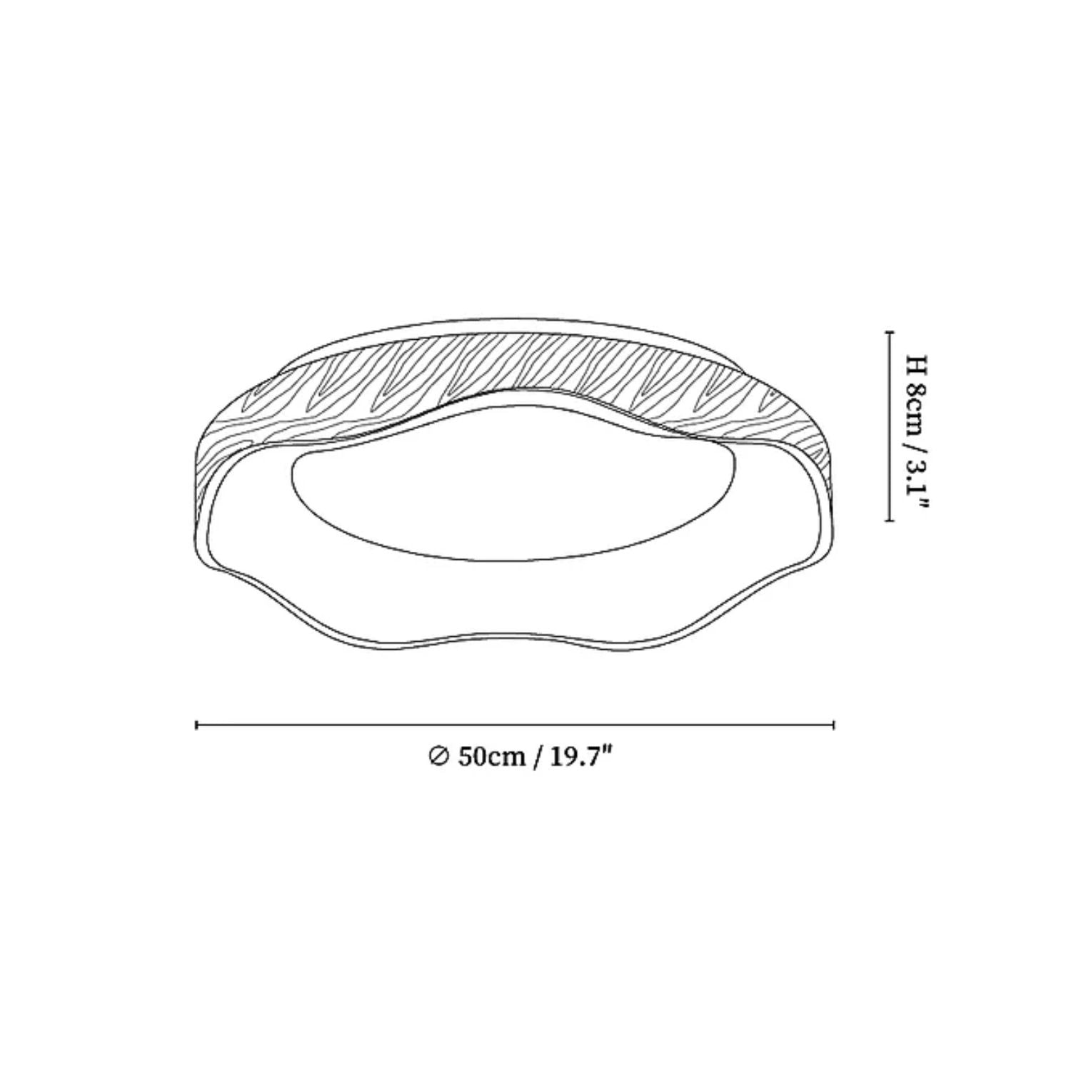 Meltony Wave Ceiling Light