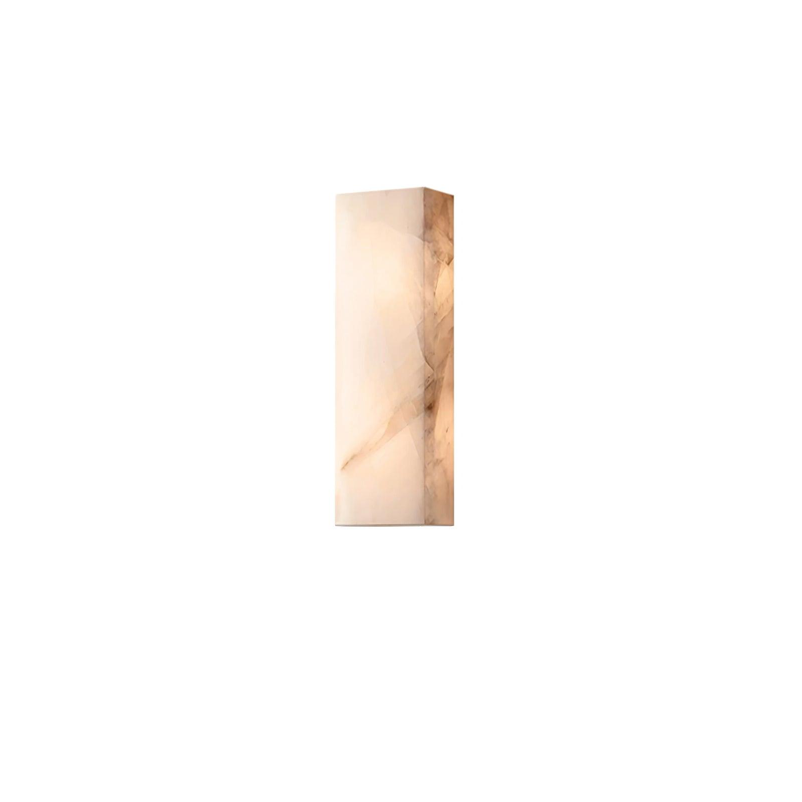 Rectangular Alabaster Wall Light