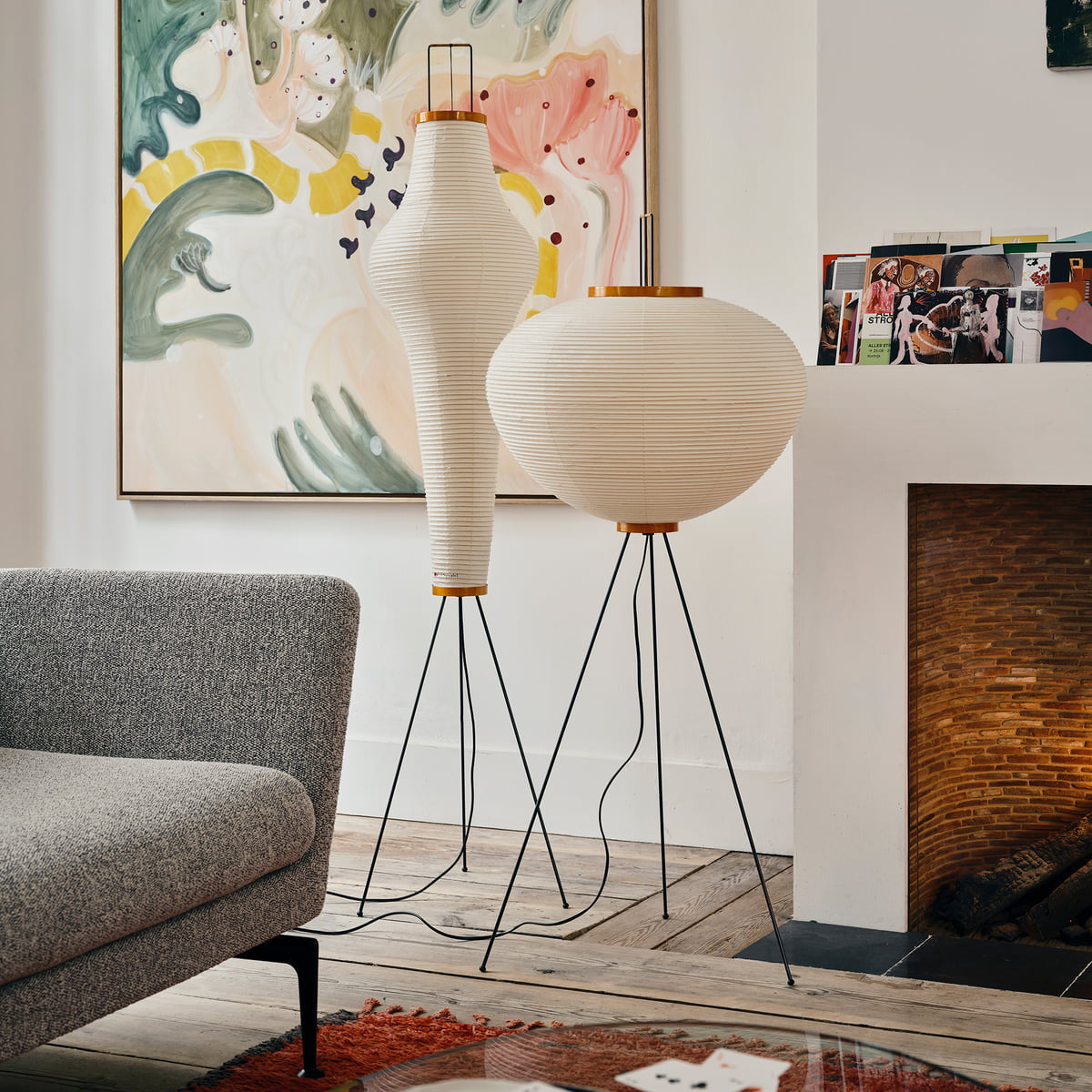 Lavon Rice Paper Floor Lamp