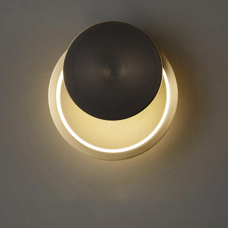 Ringled Arc Wall Light
