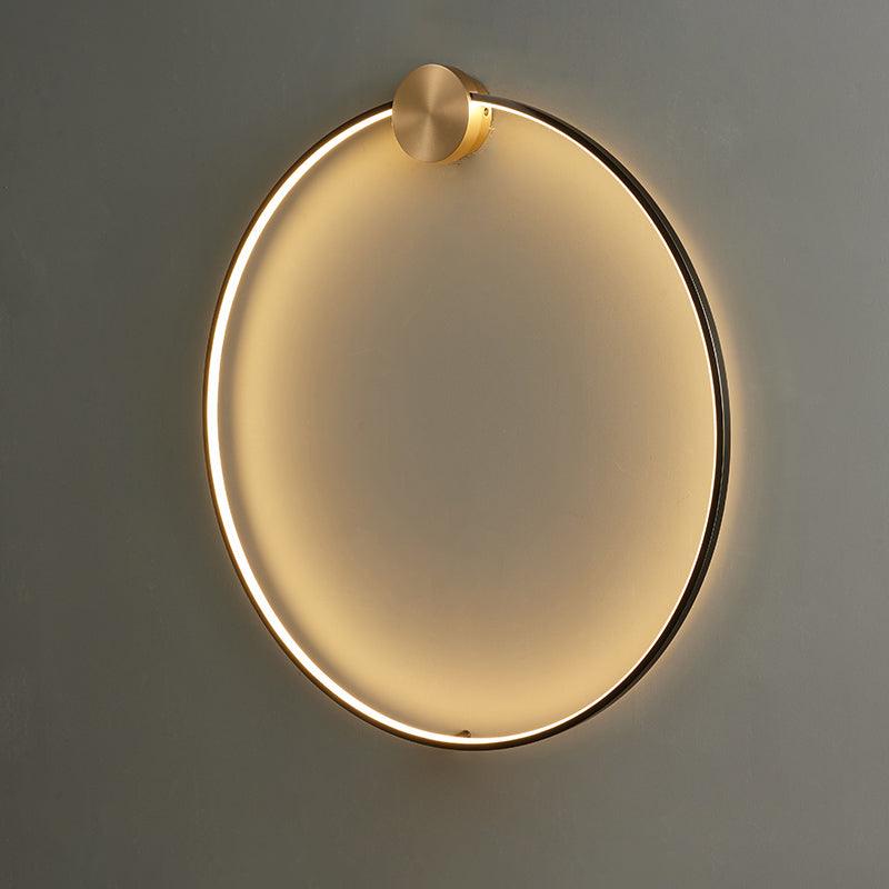 Ringled Arc Wall Light
