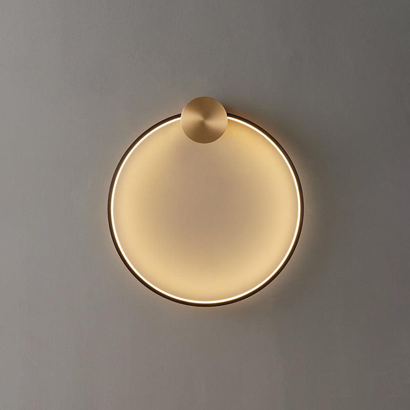 Ringled Arc Wall Light