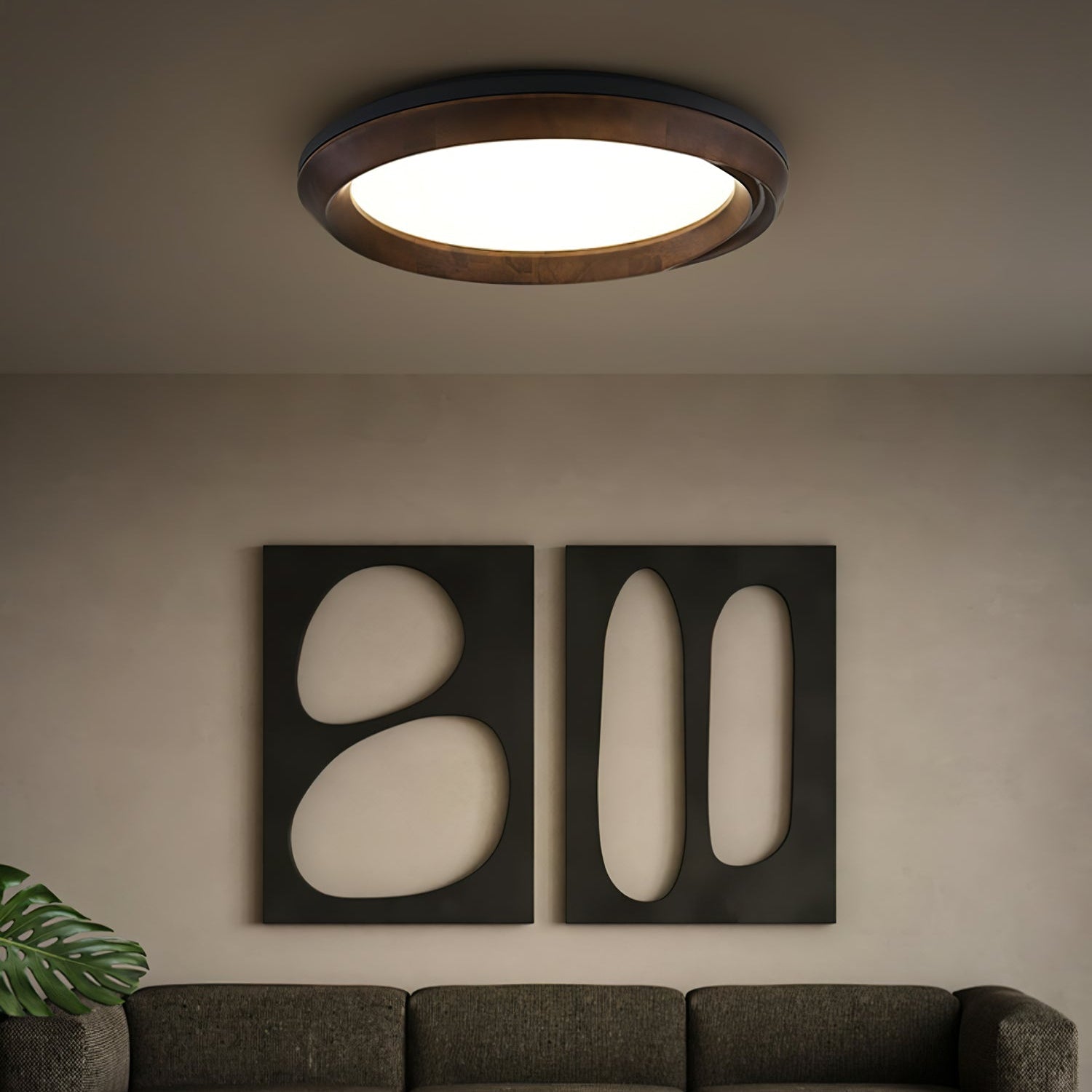 Belosca Wooden Ceiling Light