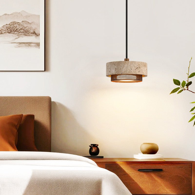 Venna Travertine Pendant Light