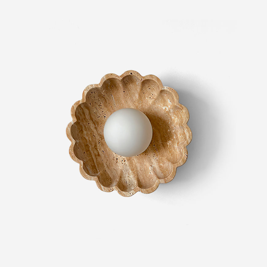 Meyliva Natural Stone Wall Light