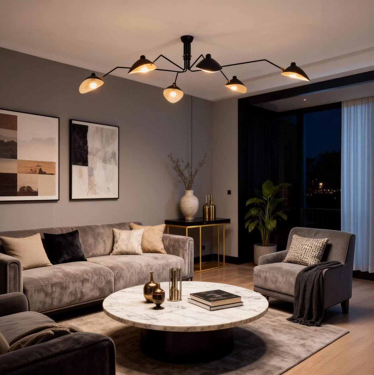 Samavar Linear Ceiling Light