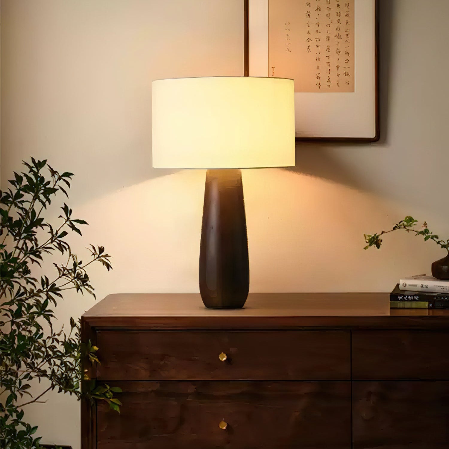 Sirenno Wooden Table Lamp