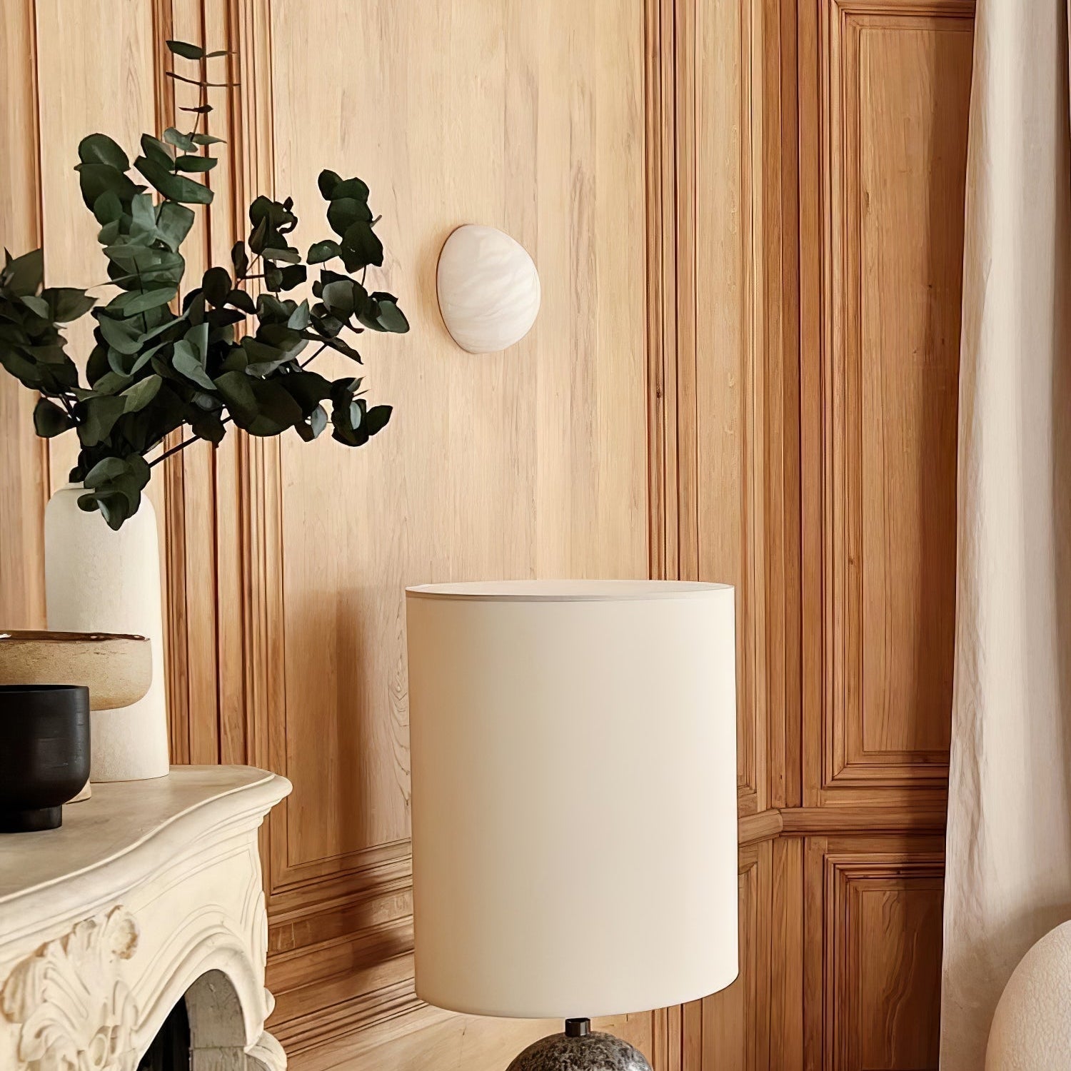 Clobe Alabaster Wall Light