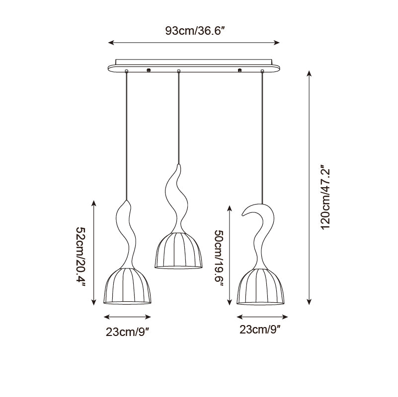 Selinto Wooden Pendant Light