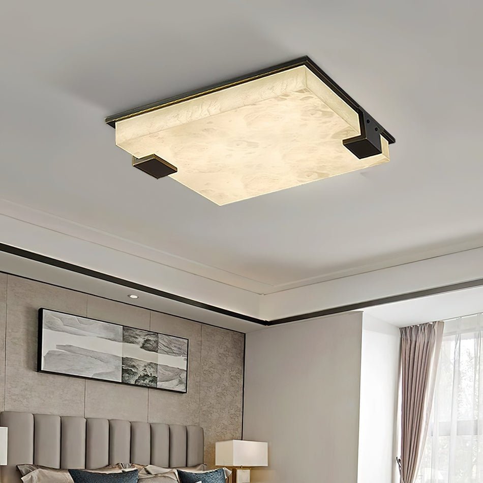 Sqonis Alabaster Ceiling Light
