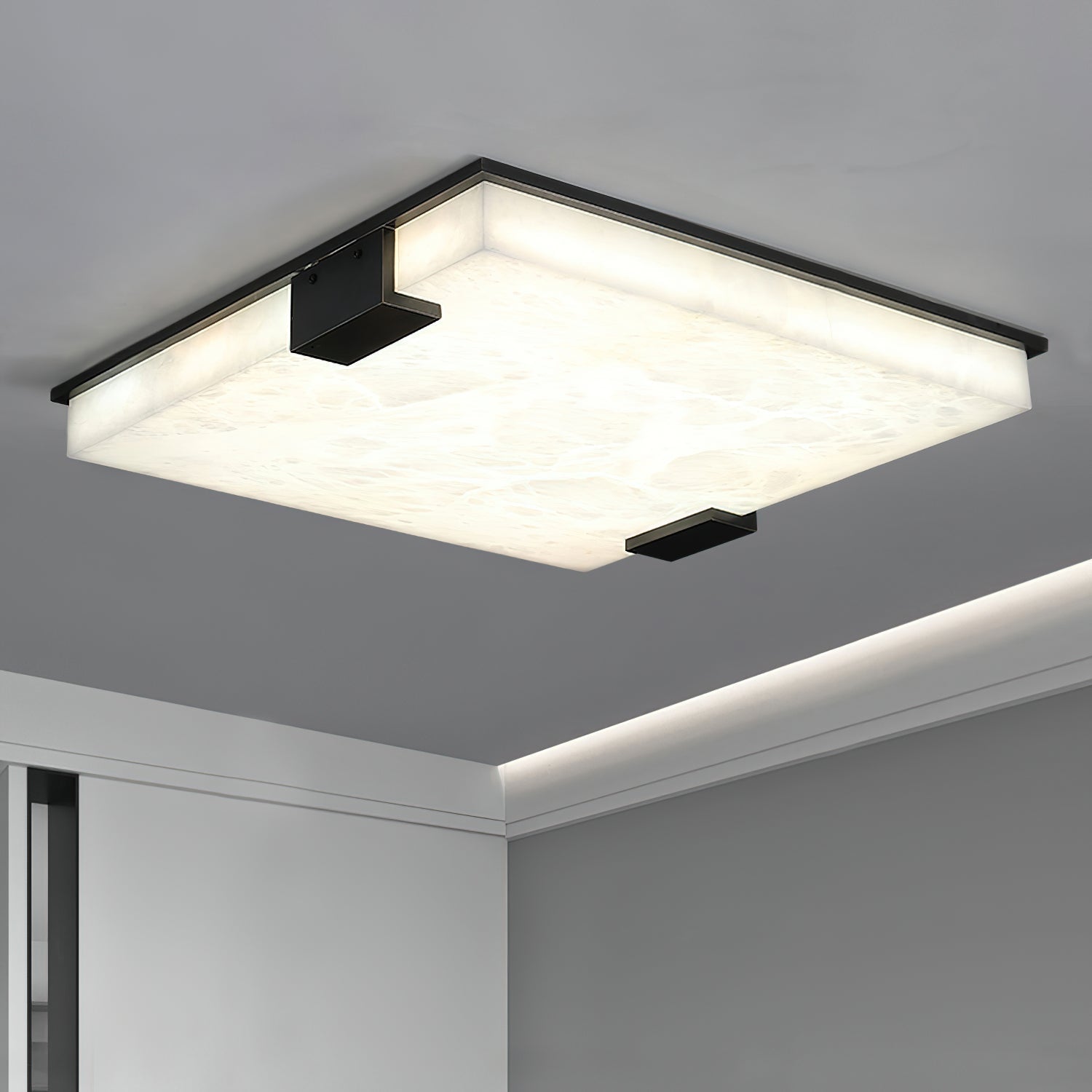 Sqonis Alabaster Ceiling Light