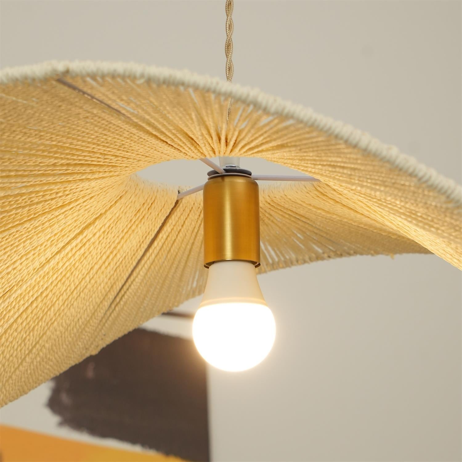 Woovo Hemp Rope Pendant Light