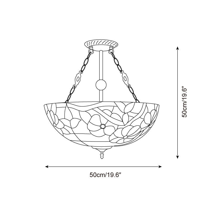 Lenna Tiffany Ceiling Light