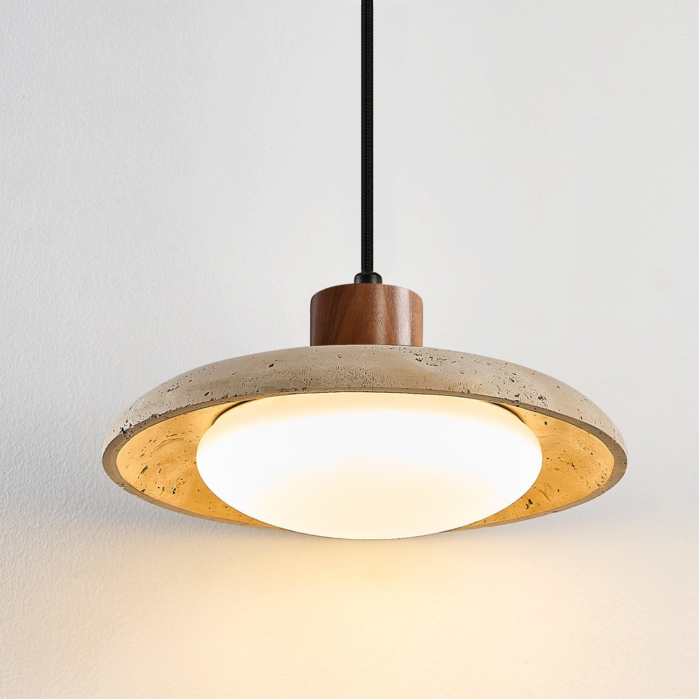 Latova Travertine Pendant Light