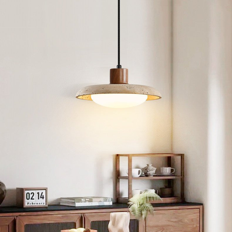 Latova Travertine Pendant Light