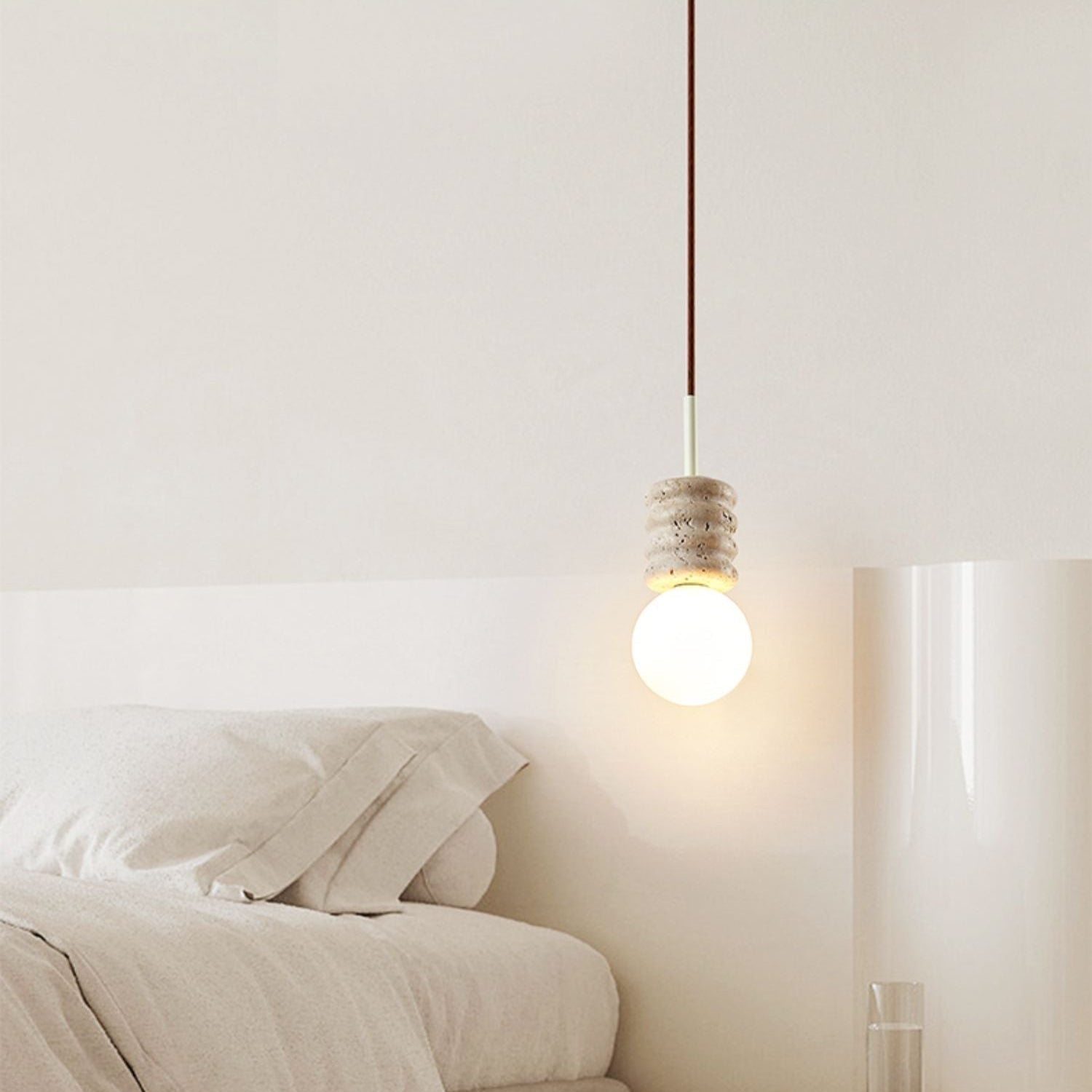 Fenora Travertine Pendant Light
