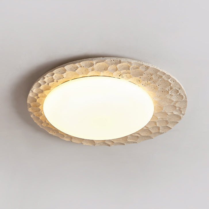 Orage Travertine Ceiling Light