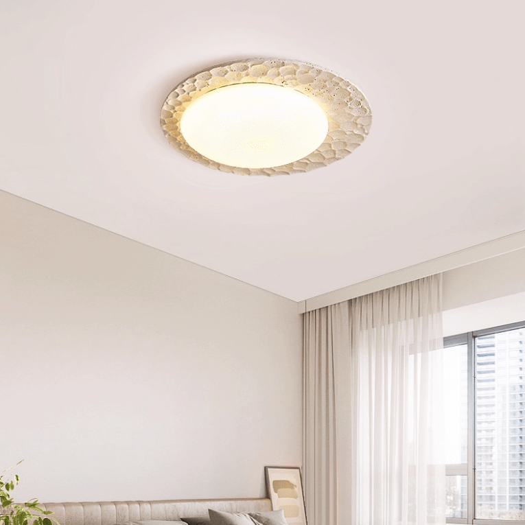 Orage Travertine Ceiling Light