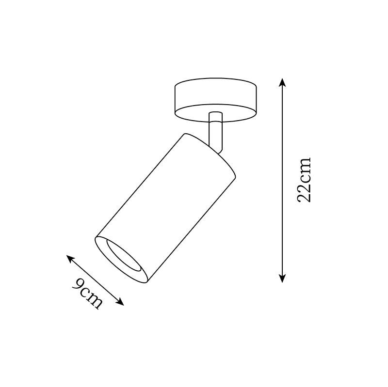 Volani Cylinder Ceiling Light