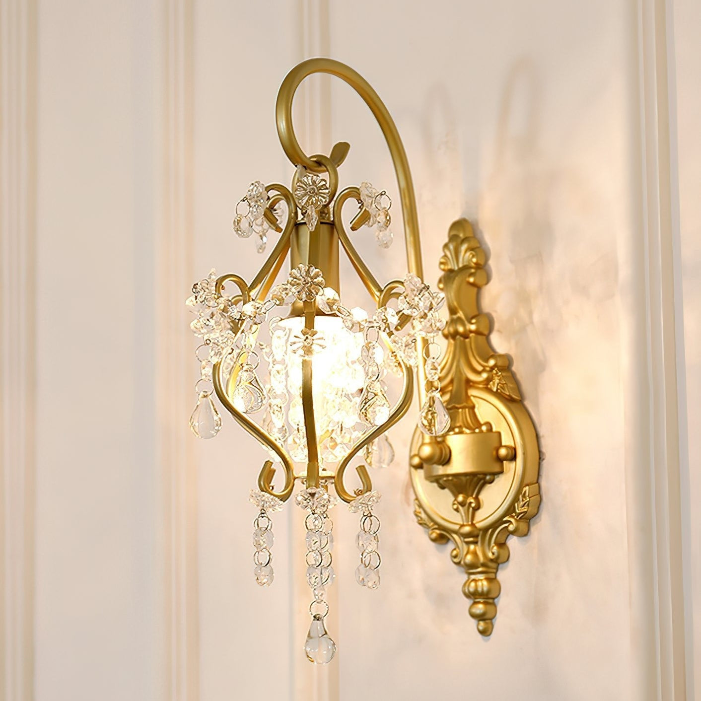 Tevo Crystal Wall Light