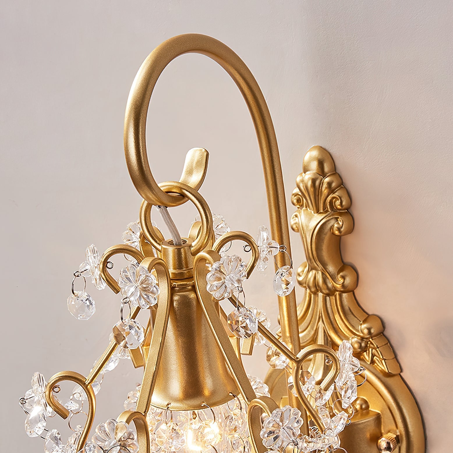 Tevo Crystal Wall Light