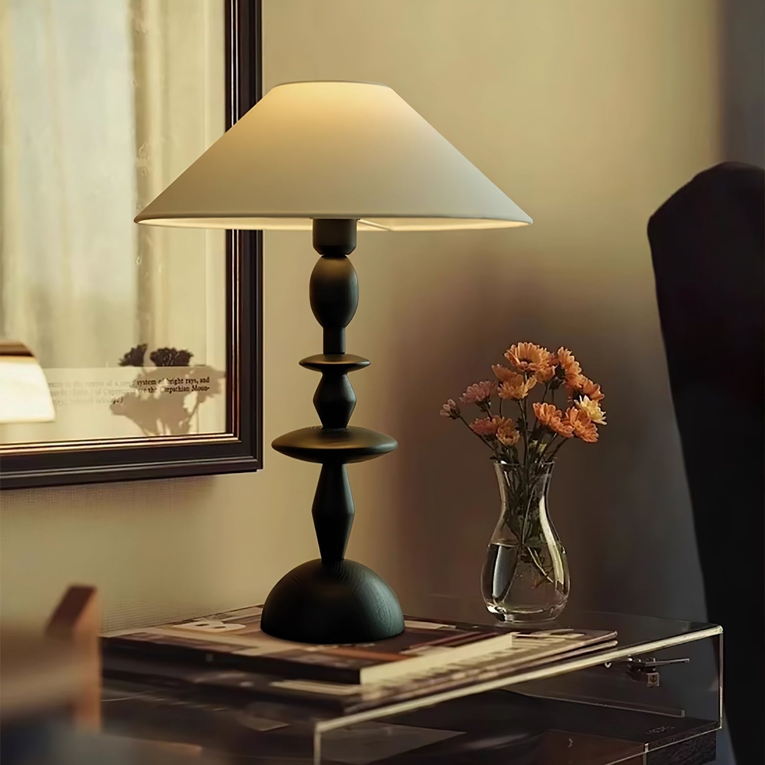 Torento Wooden Table Lamp