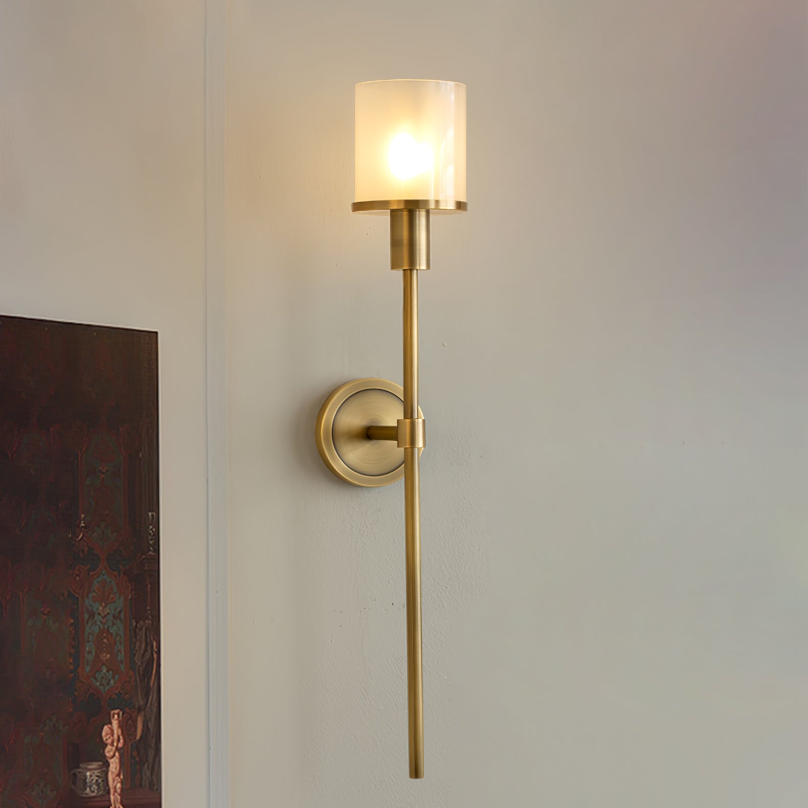 Macie Alabaster Wall Light