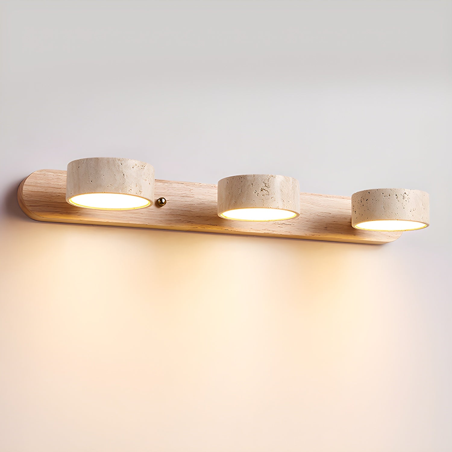 Zinzo Travertine Wall Light