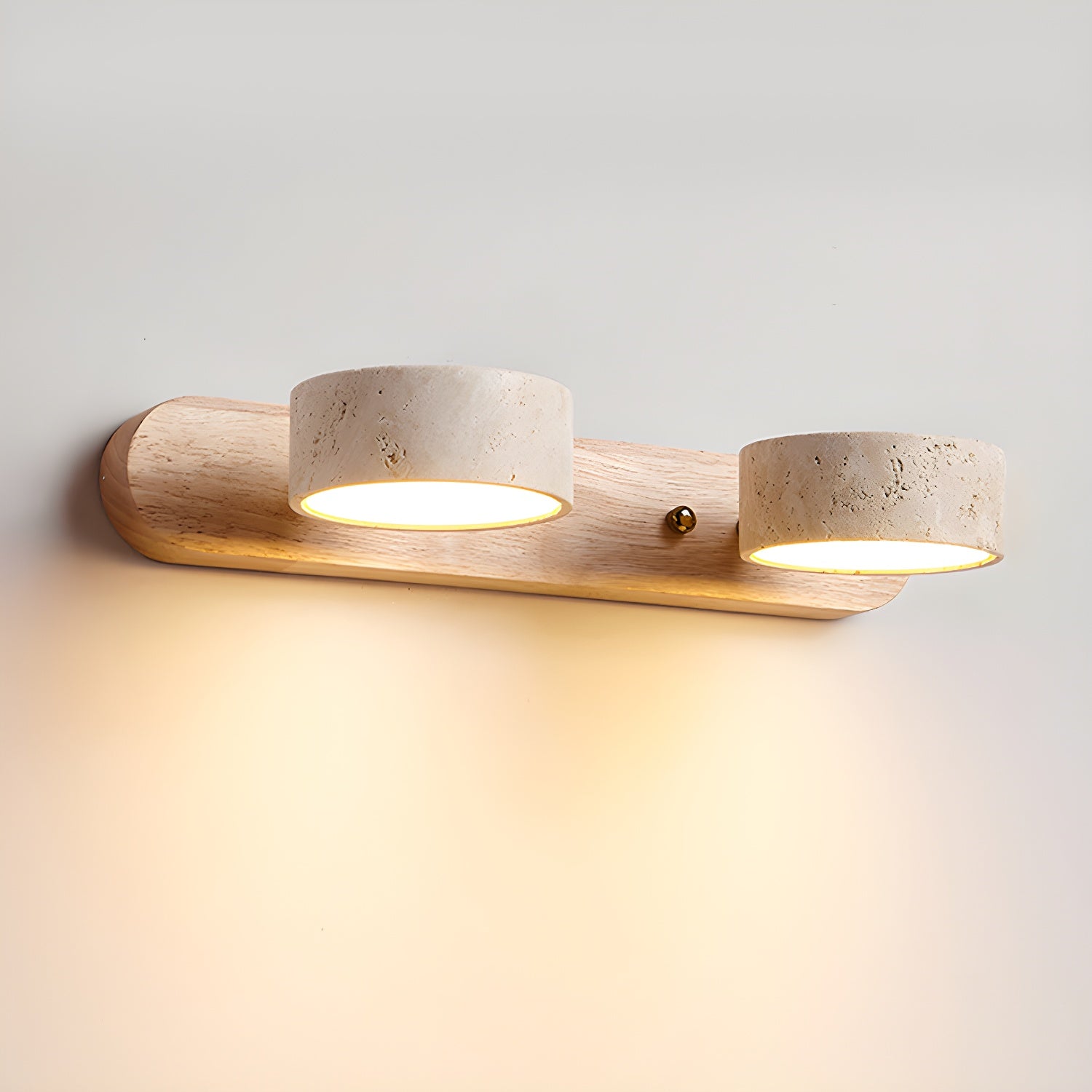 Zinzo Travertine Wall Light