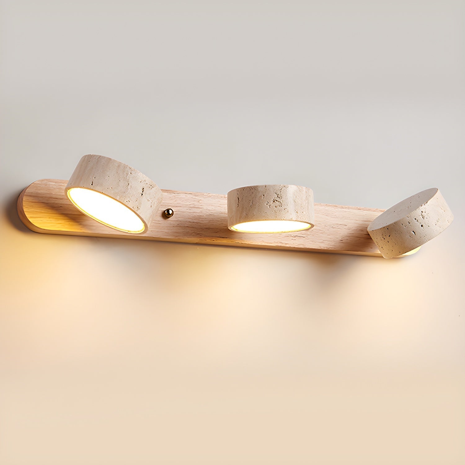 Zinzo Travertine Wall Light