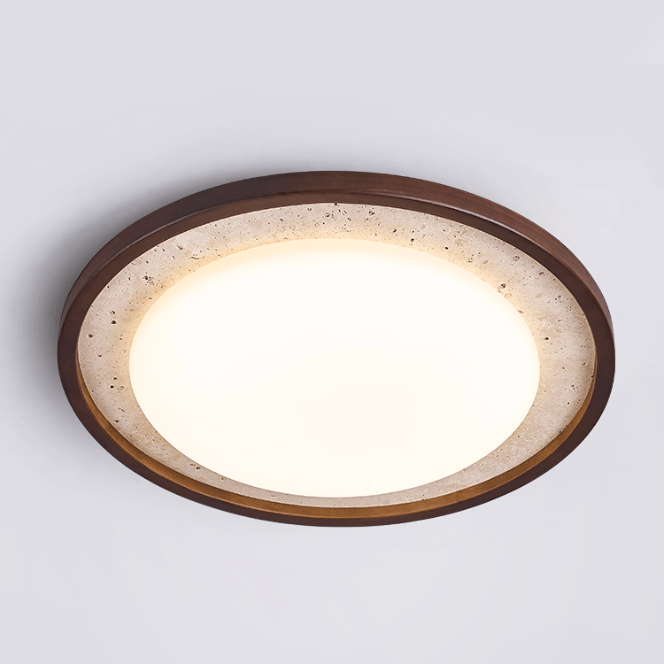 Zeco Travertine Ceiling Light