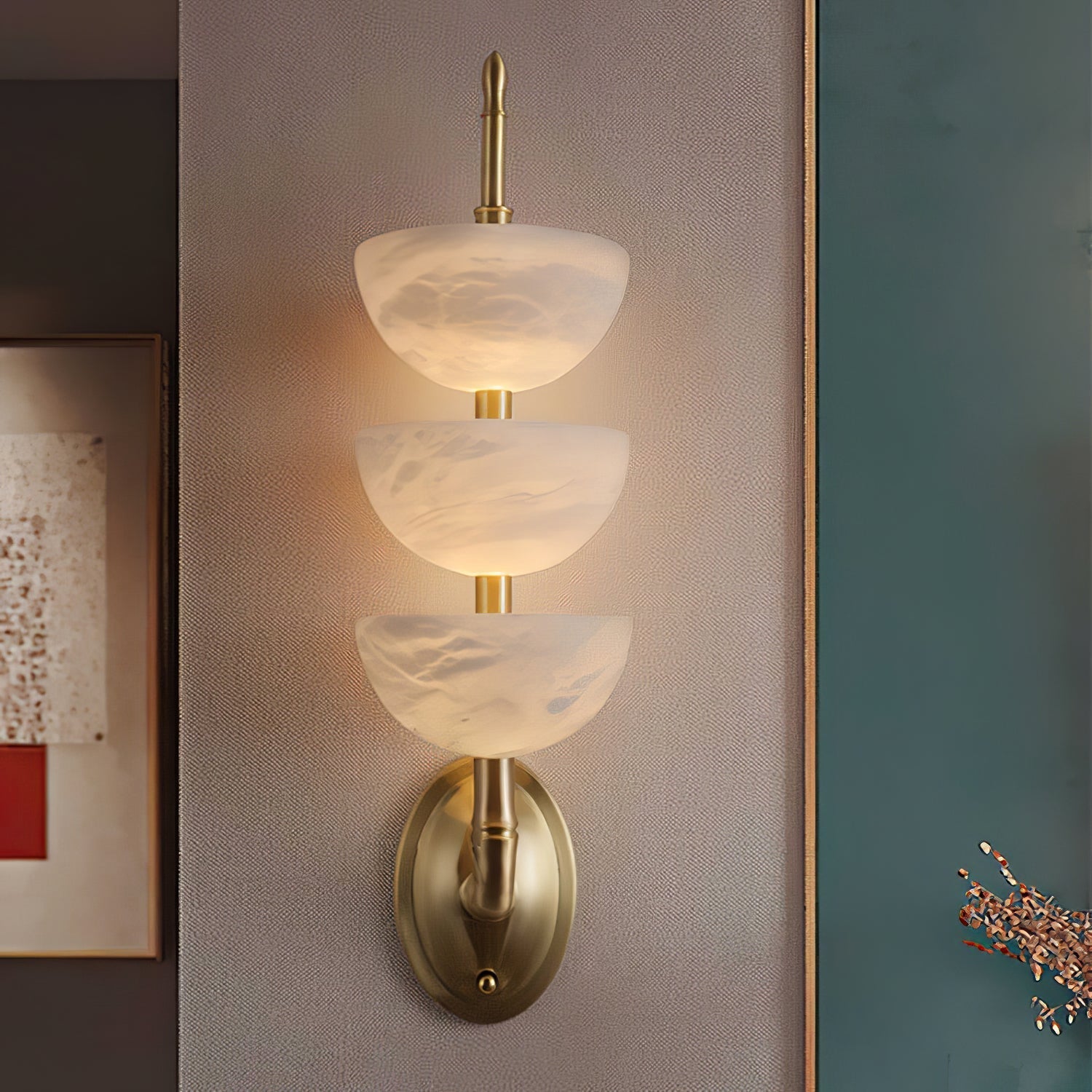 Acerdy Alabaster Wall Light