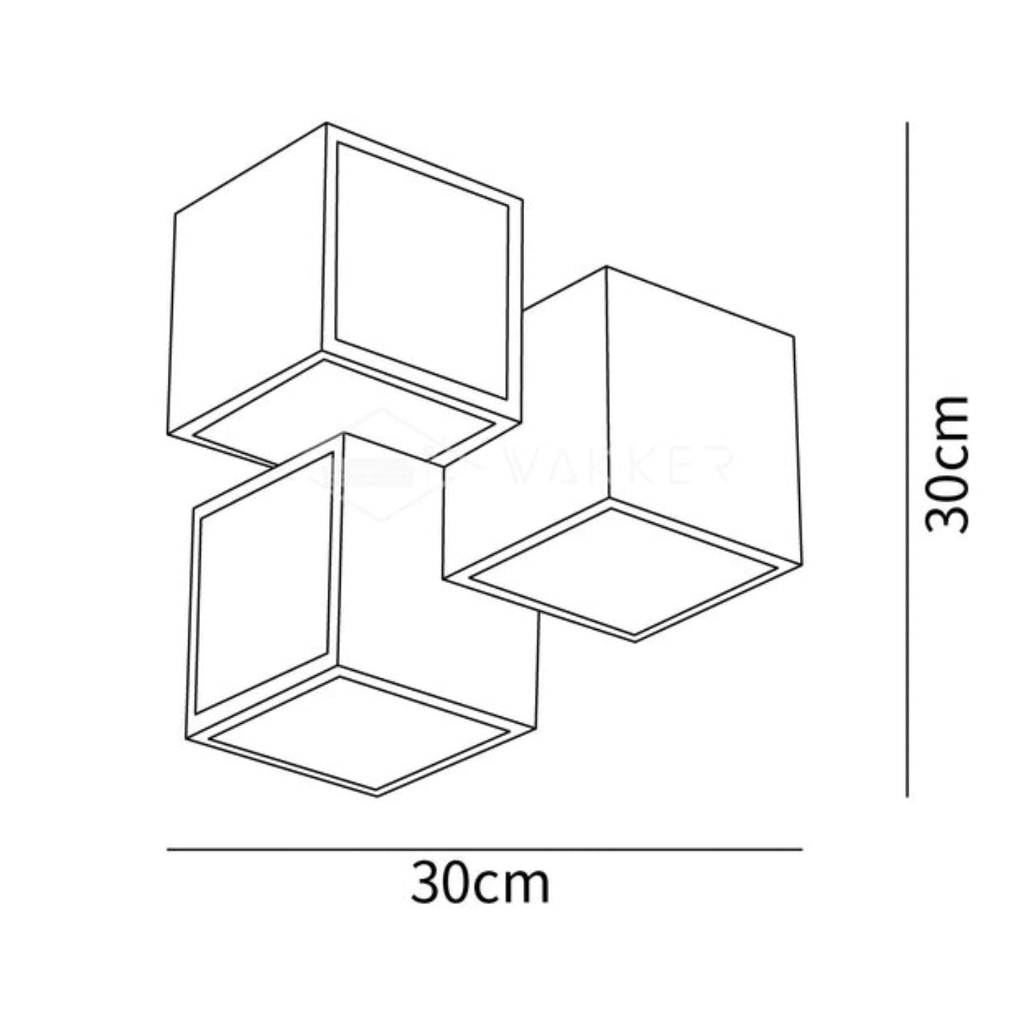 Geo Cube Ceiling Light