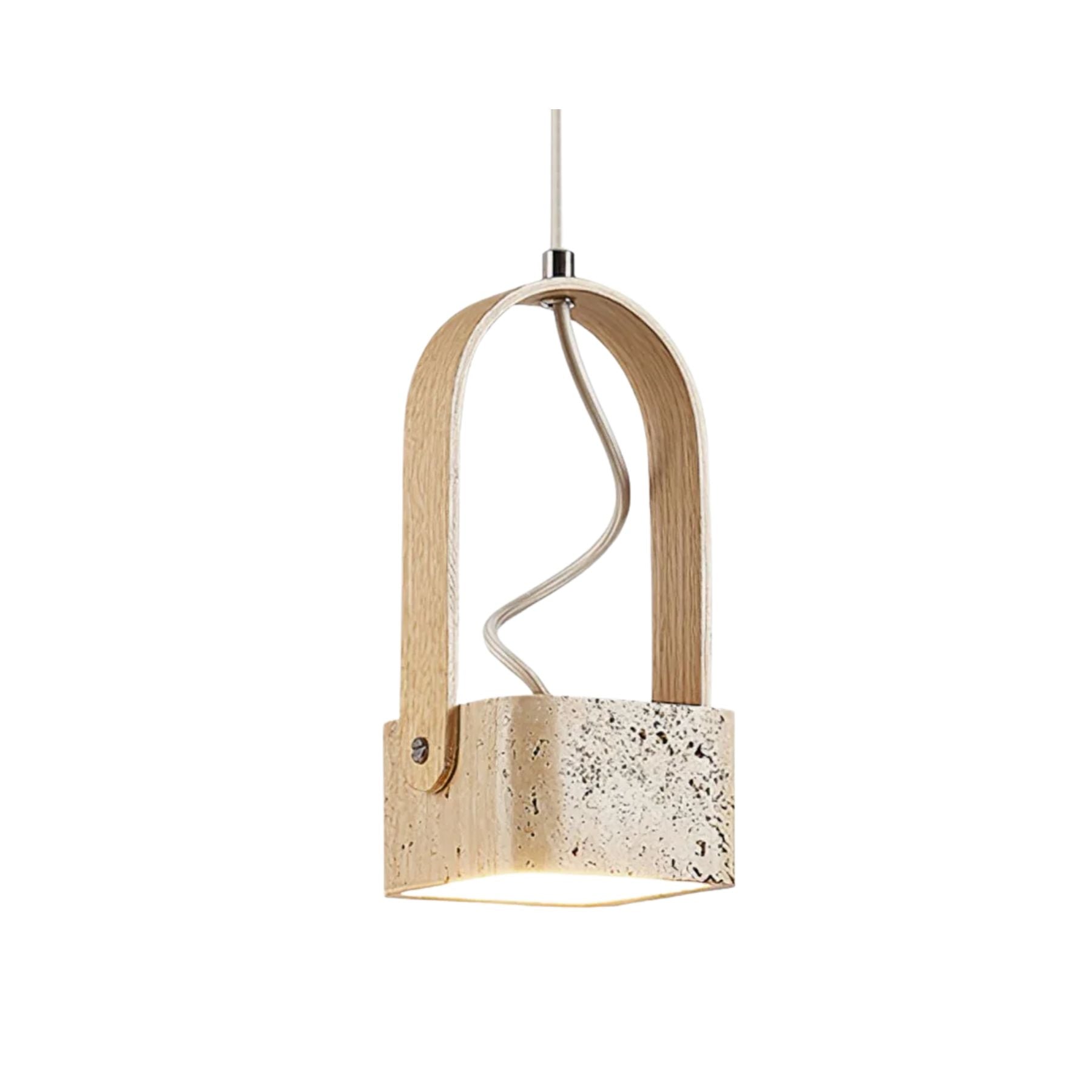 Lorecello Natural Stone Pendant Light