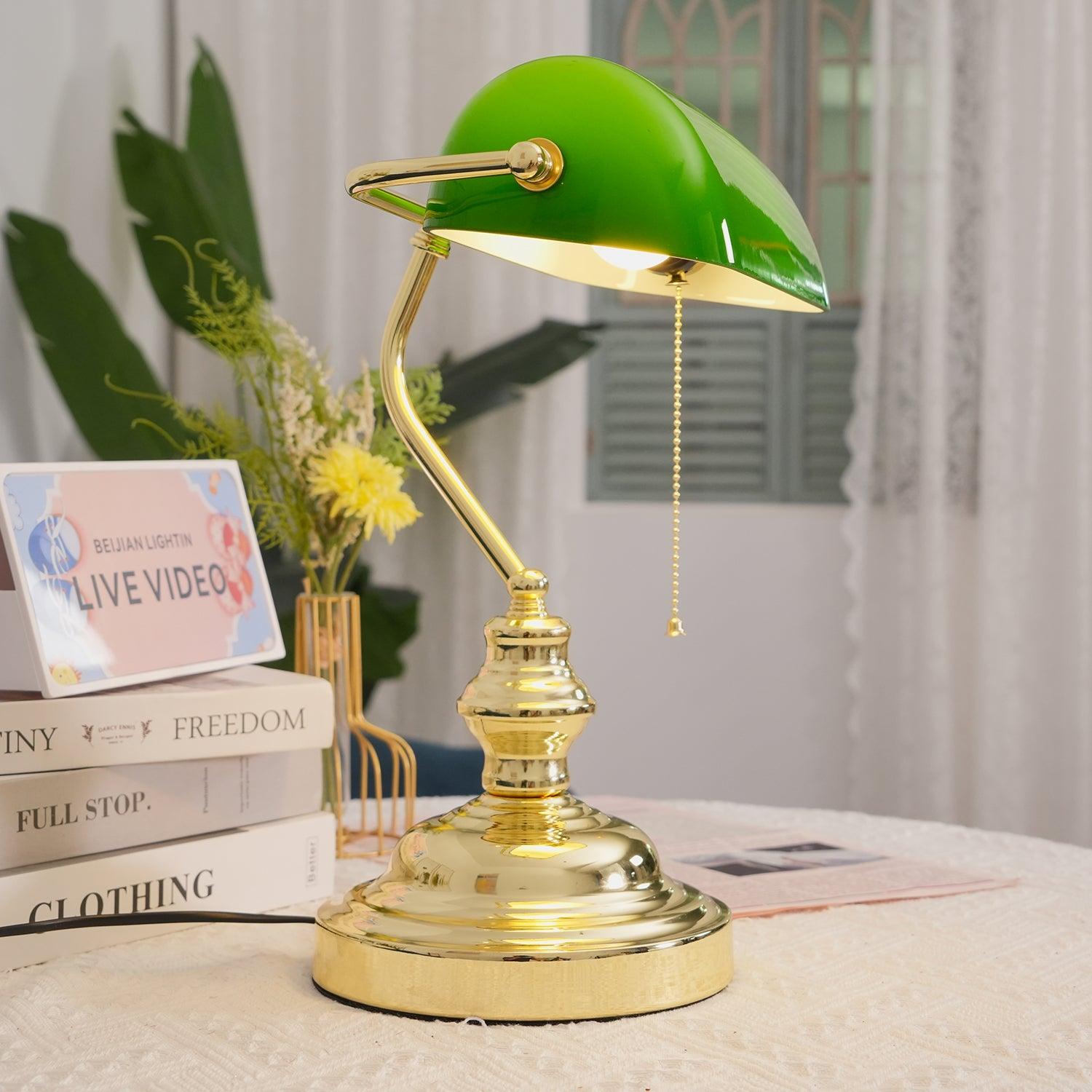 Polvero Library Table Lamp