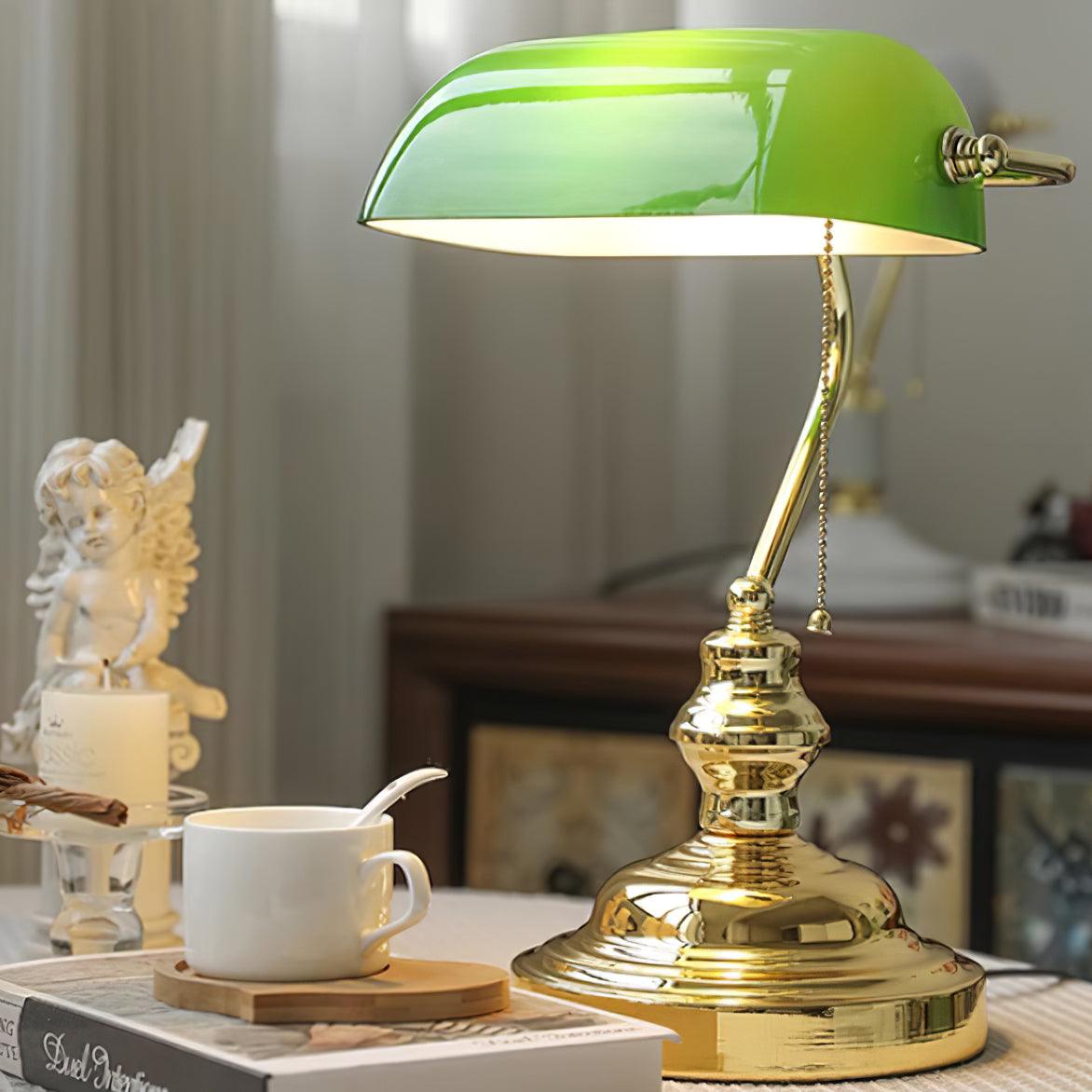 Polvero Library Table Lamp