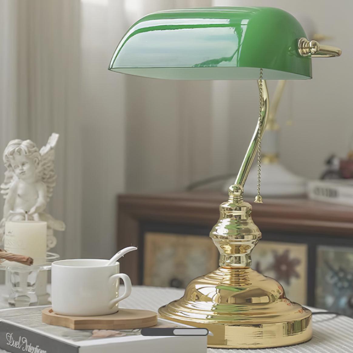Polvero Library Table Lamp