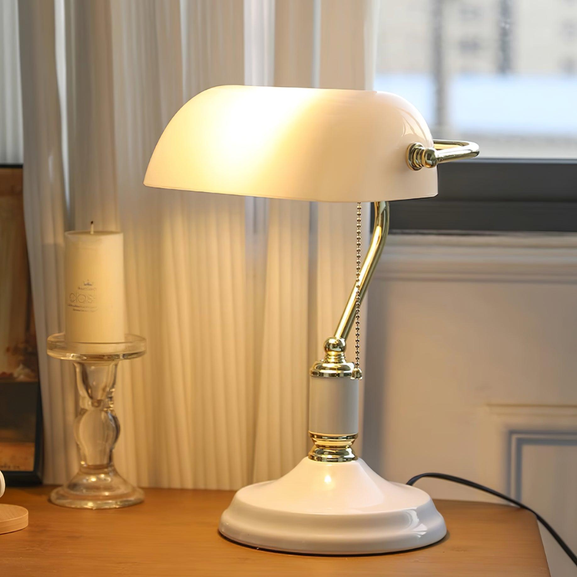 Polvero Library Table Lamp