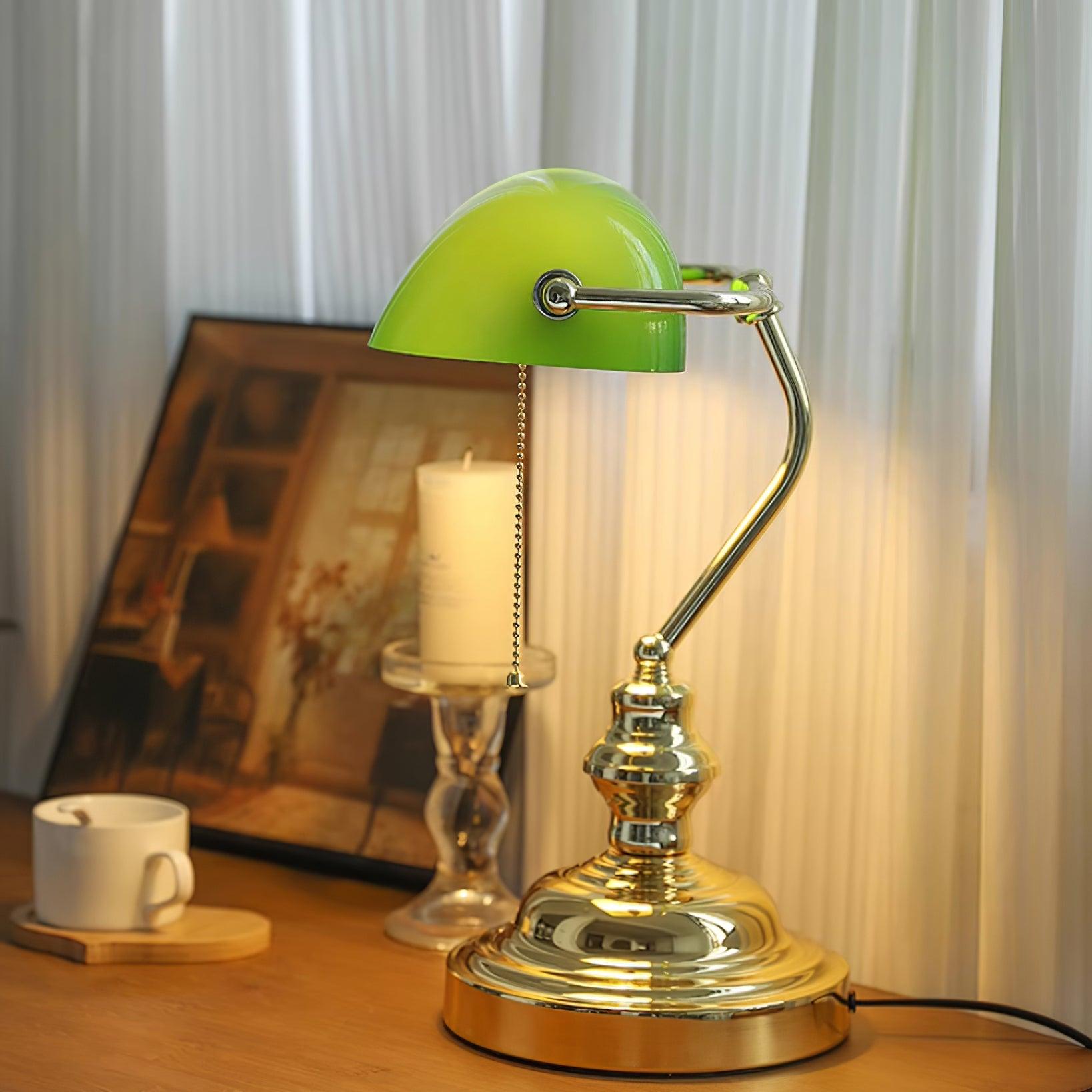 Polvero Library Table Lamp