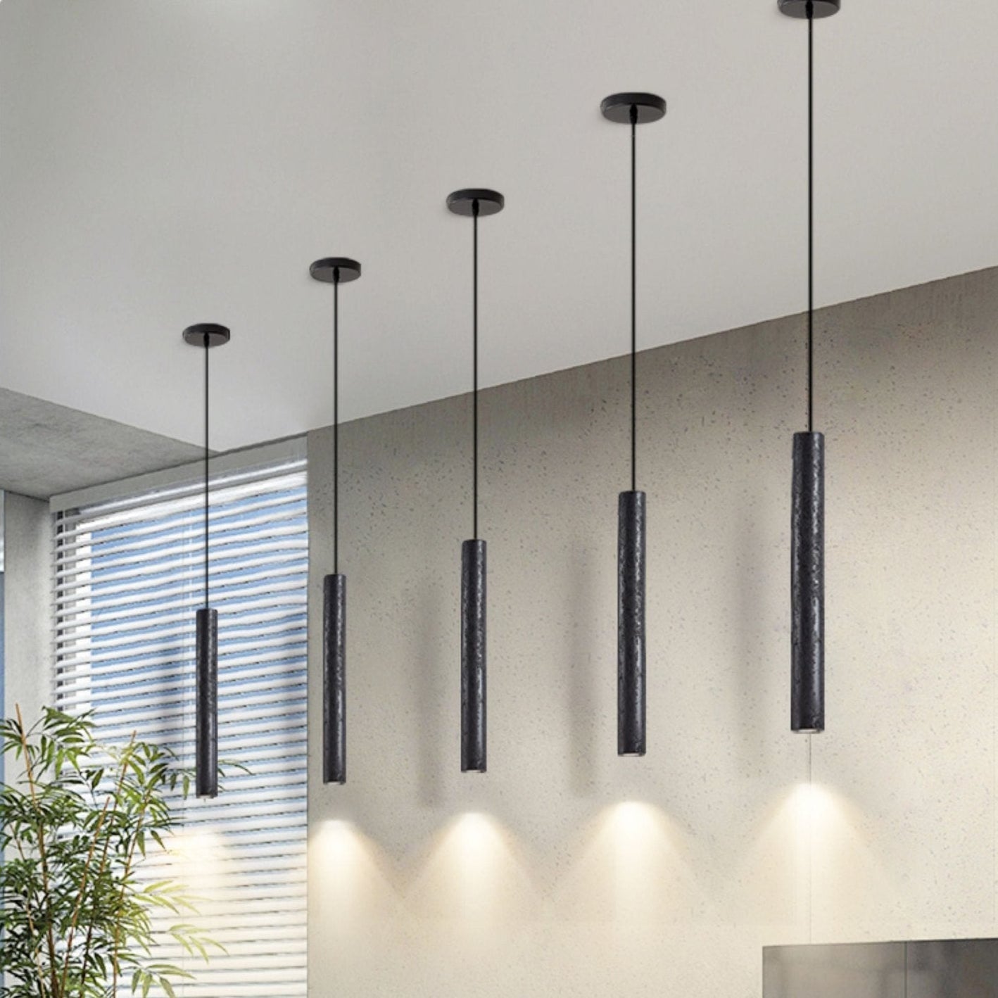 Gozan Travertine Pendant Light