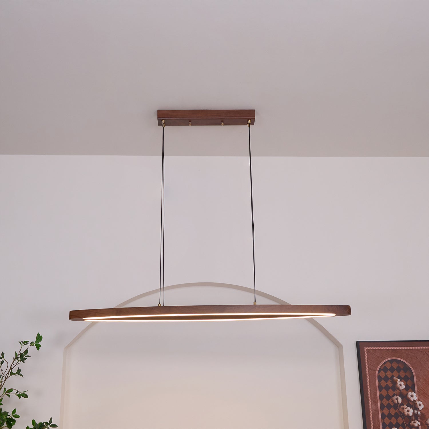 Veluzon Japandi Style Pendant Light