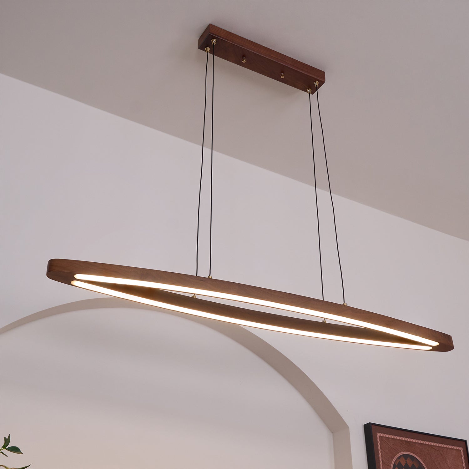 Veluzon Japandi Style Pendant Light