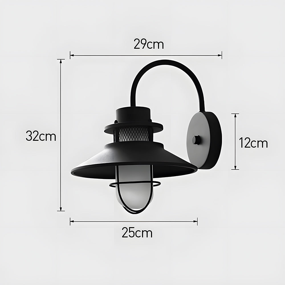 Zallivo Outdoor Lantern Wall Light