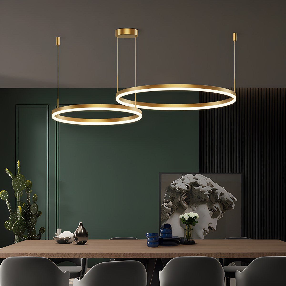 Circora Layered Ring Pendant Light