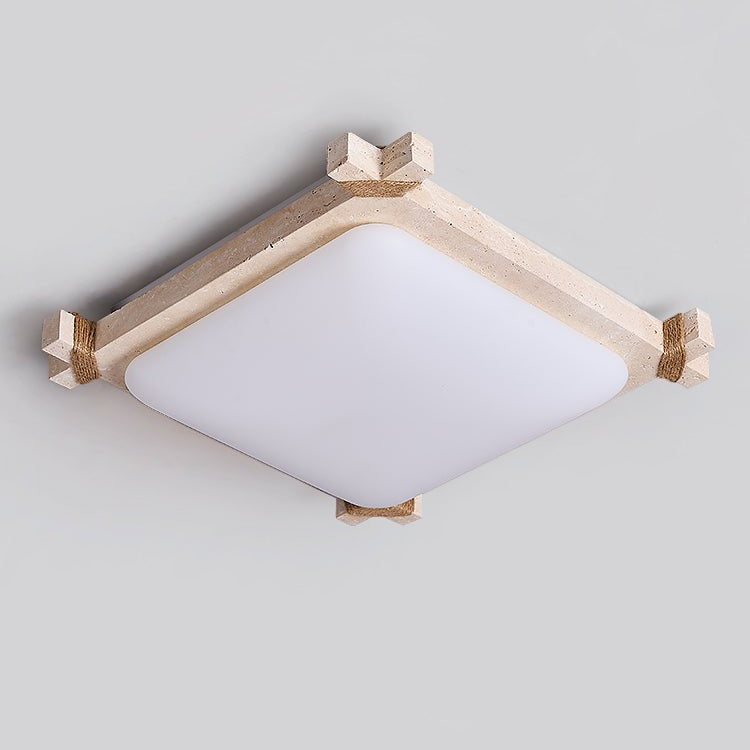 Xelan Travertine Ceiling Light